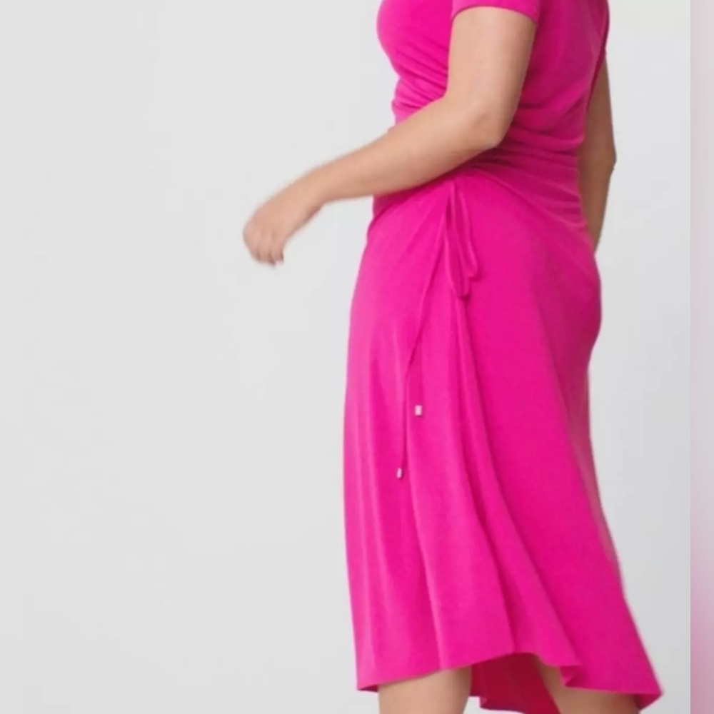 Lane Bryant Ruched Jersey Midi Dress - Picture 4 of 11